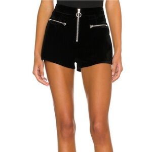 Superdown Ava Velvet shorts
